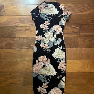 Fashion Nova Floral Midi Dress